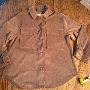 Ashley by 26 International Corduroy Button Up